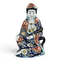Rare Japanese Arita Figure of Jigoku Dayū, Hell Courtesan, c.1921