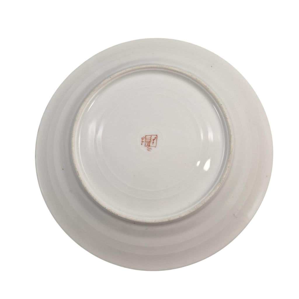Edmé Samson Armorial Porcelain Plates Pair, Chinese Export Style, c.1890
