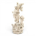 Rare Derby Biscuit Porcelain Group Air, Four Elements No. 48, c.1773