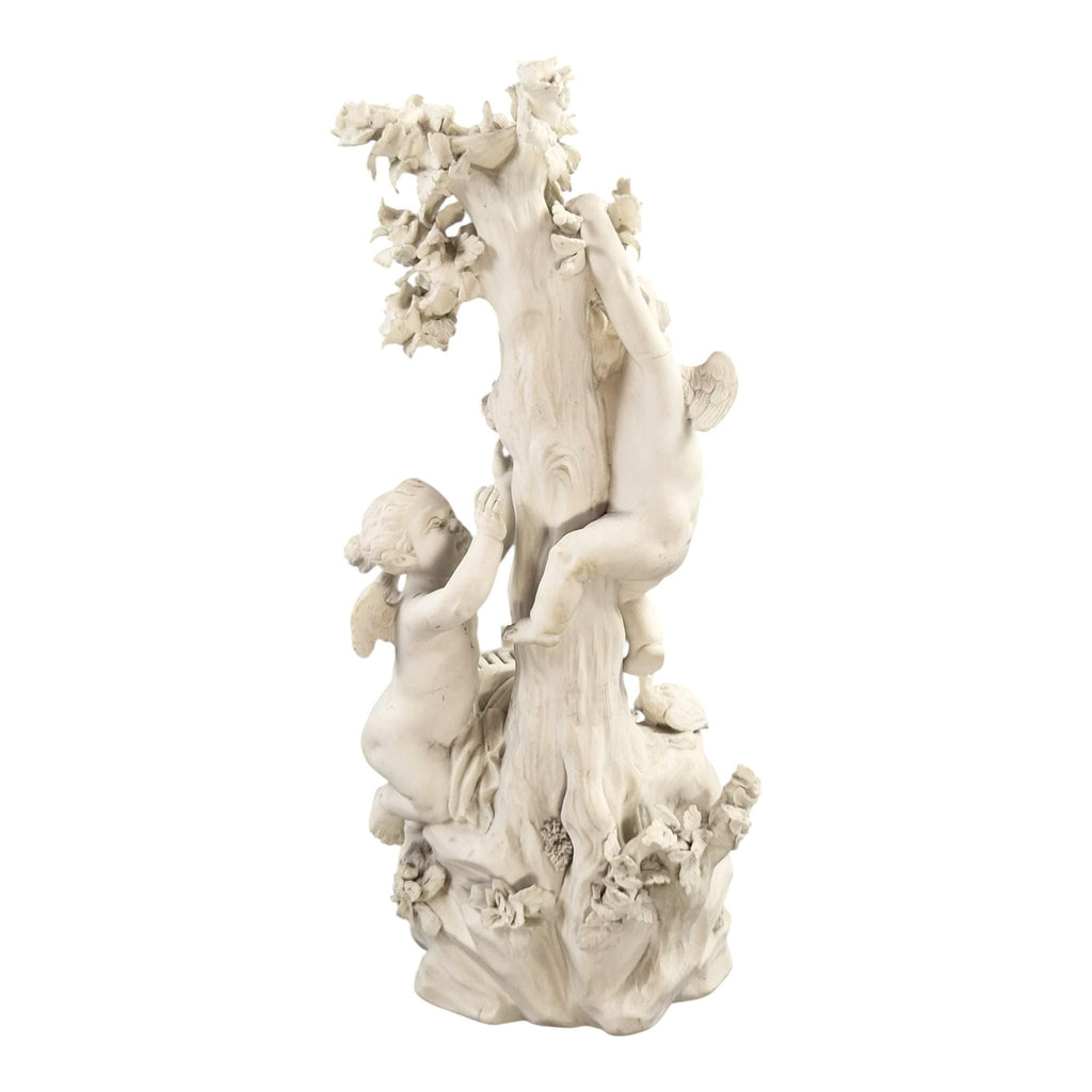Rare Derby Biscuit Porcelain Group Air, Four Elements No. 48, c.1773