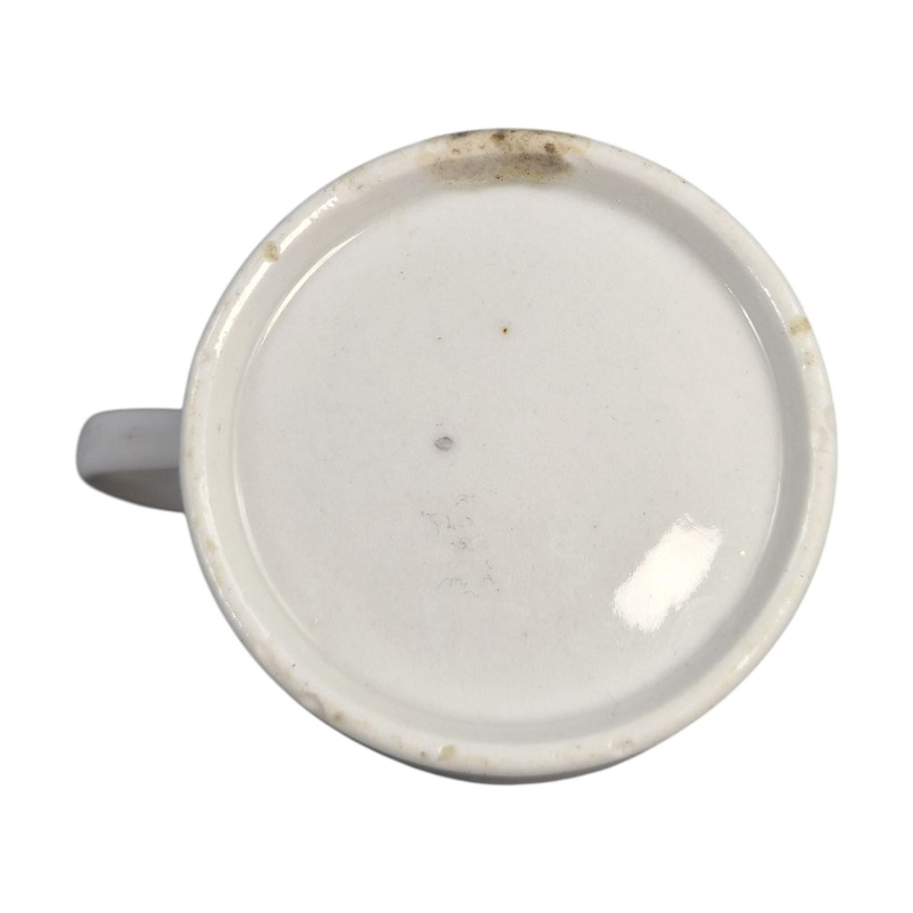 Worcester Dragon in Compartments Coffee Cup and Saucer, c.1820