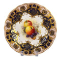 Royal Worcester Richard Sebright Signed Painted Fruit Cabinet Plate 1937