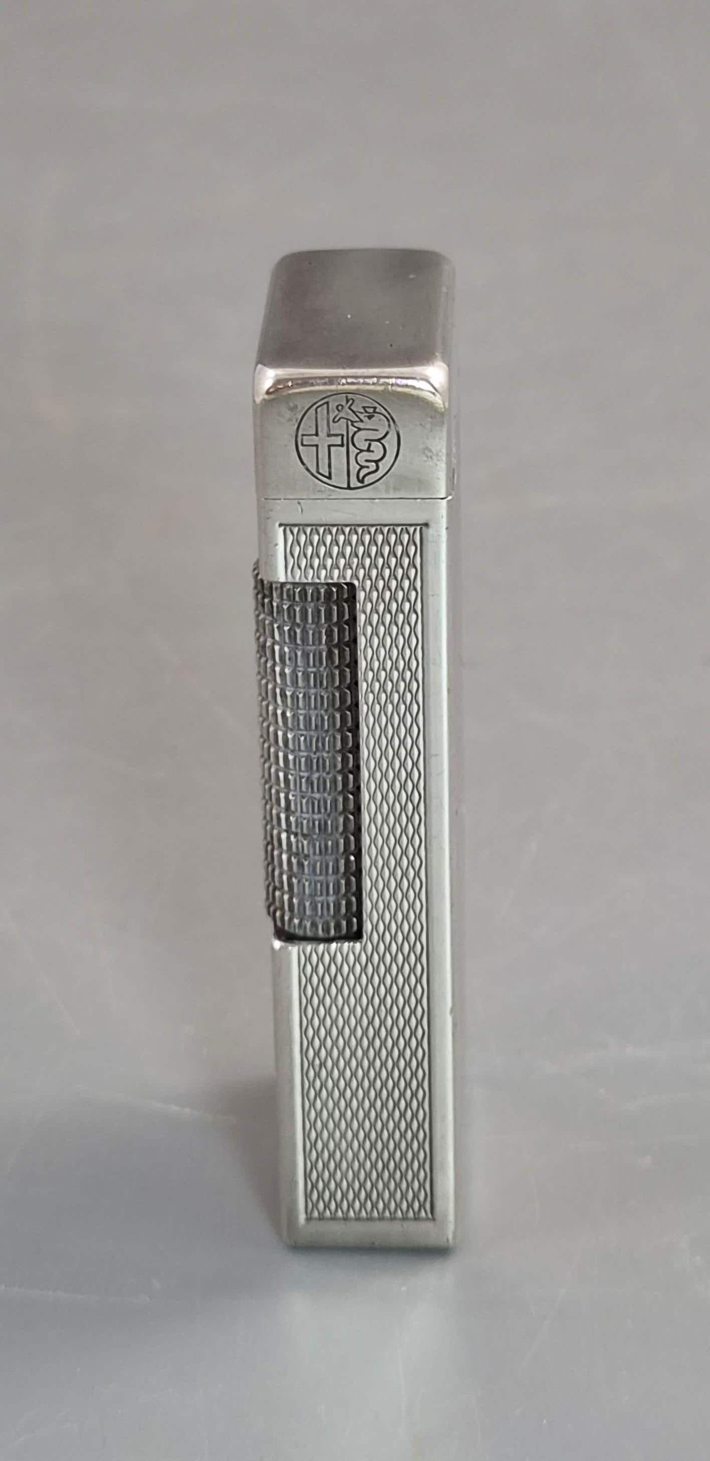Rare Dunhill Rollagas Alfa Romeo Presentation Lighter Boxed Late 1950s Switzerland