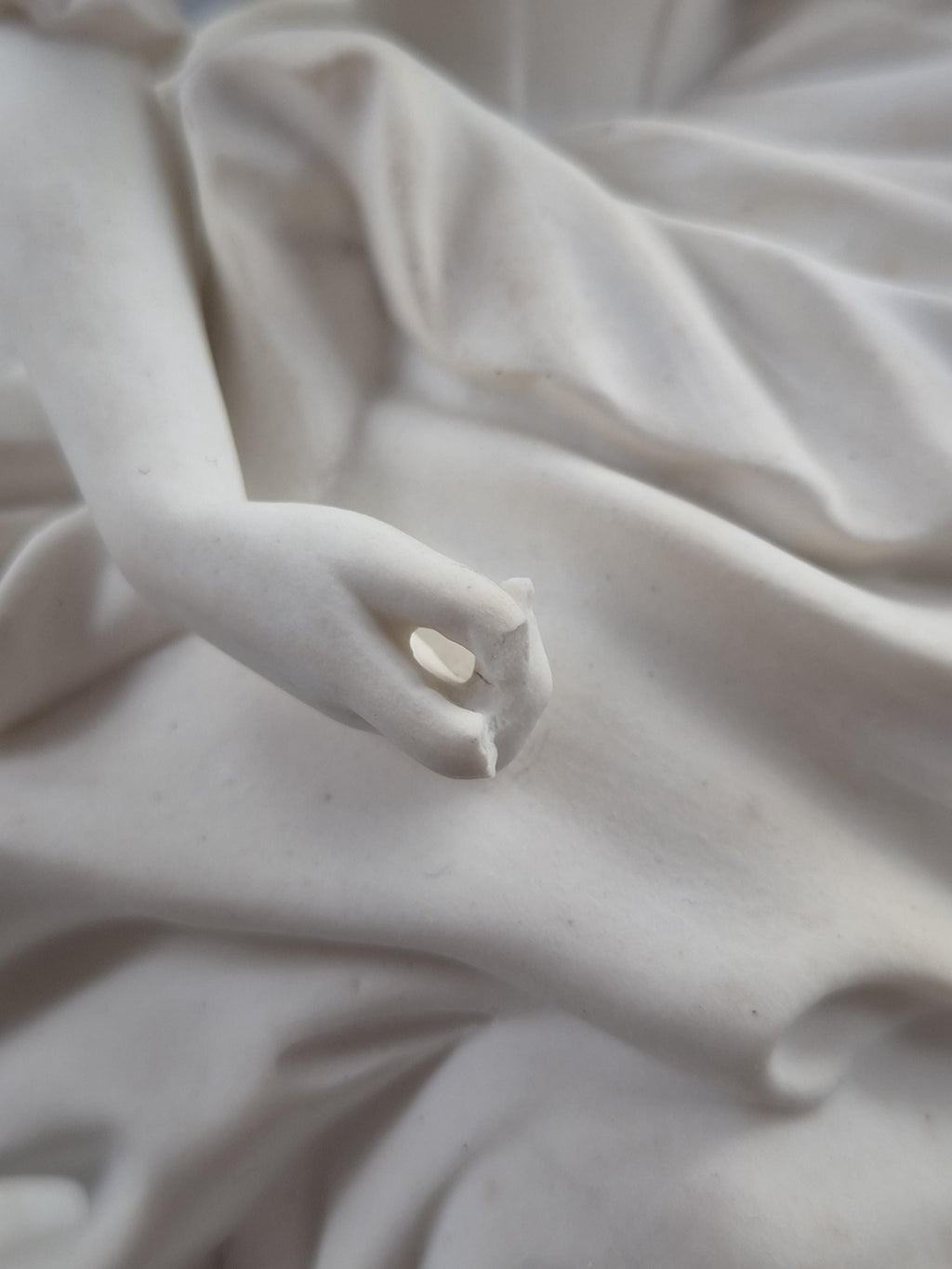 Old Paris Parian Figure of La Dormeuse, after Michel Victor Acier, c.1850-1880