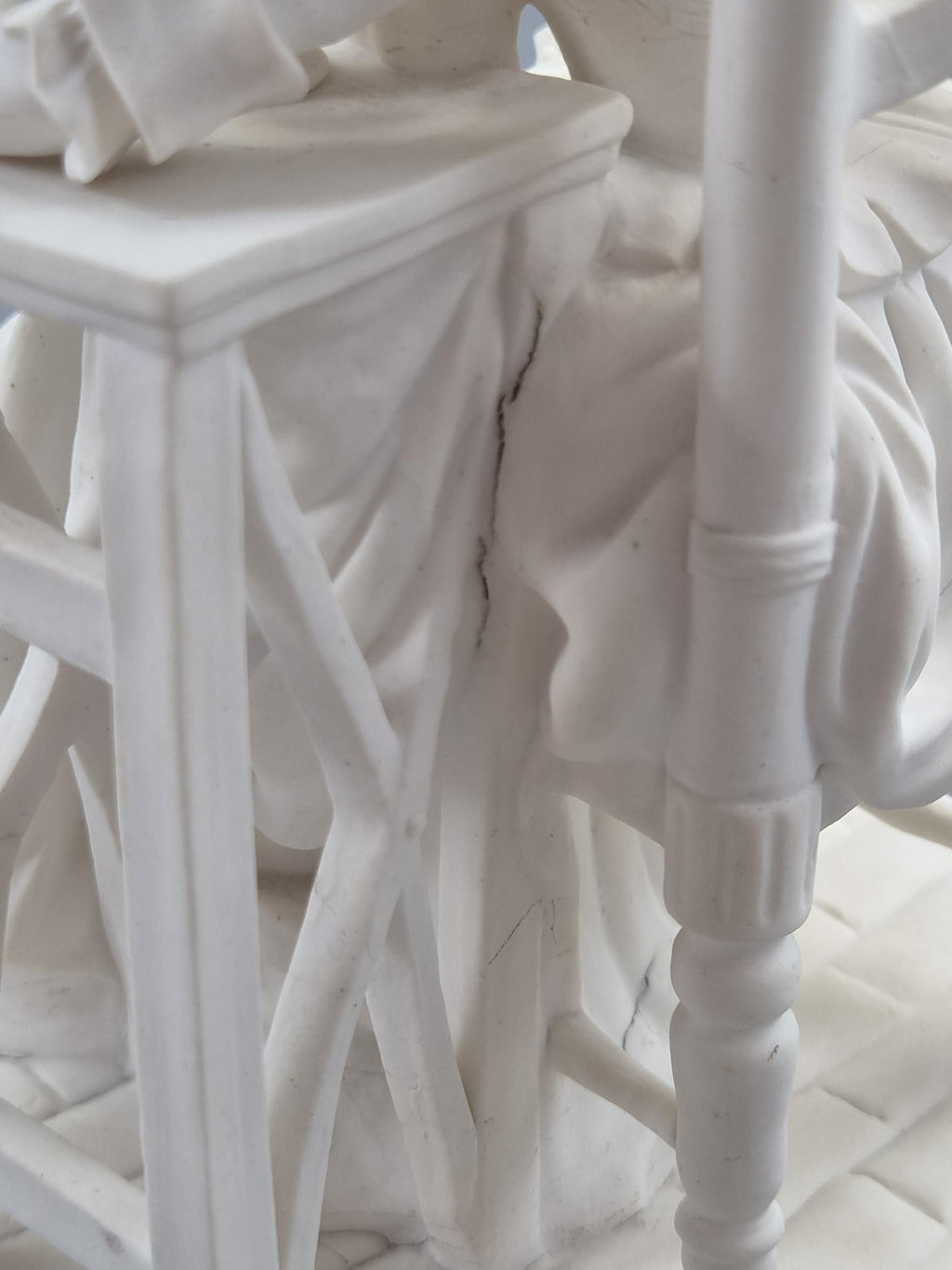 Old Paris Parian Figure of La Dormeuse, after Michel Victor Acier, c.1850-1880
