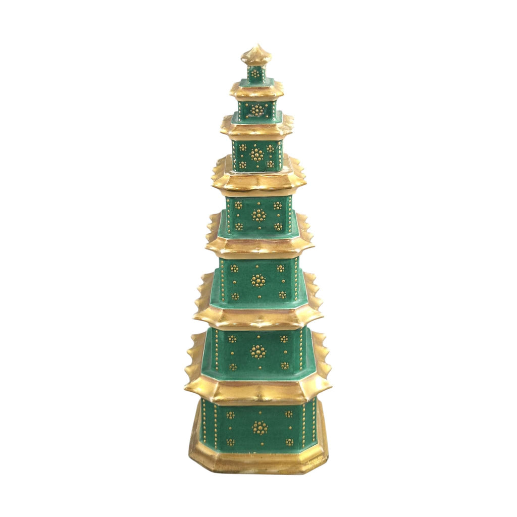 Rare Jacob Petit Porcelain Pagoda Perfume Bottle c.1835-1845