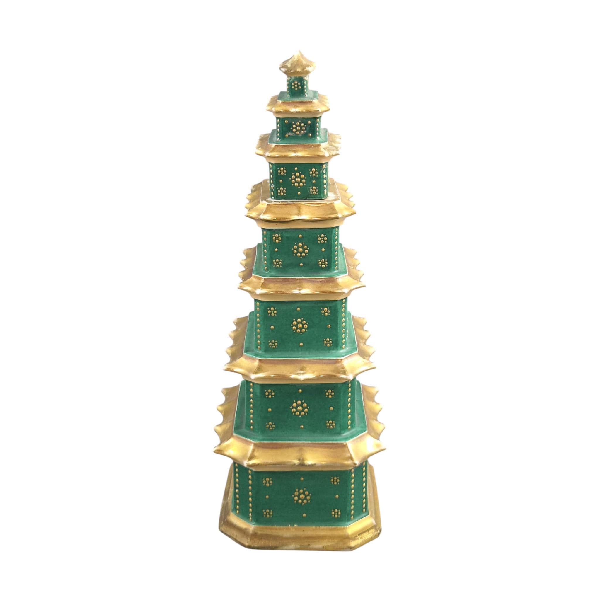 Rare Jacob Petit Porcelain Pagoda Perfume Bottle c.1835-1845