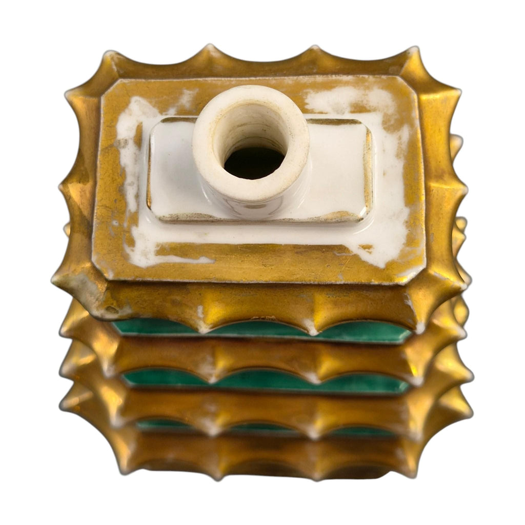 Rare Jacob Petit Porcelain Pagoda Perfume Bottle c.1835-1845