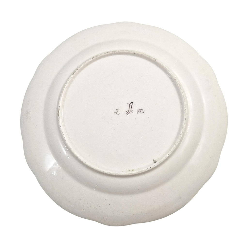 Sèvres Soft-Paste Porcelain Plate by Ambroise Michel, 1777
