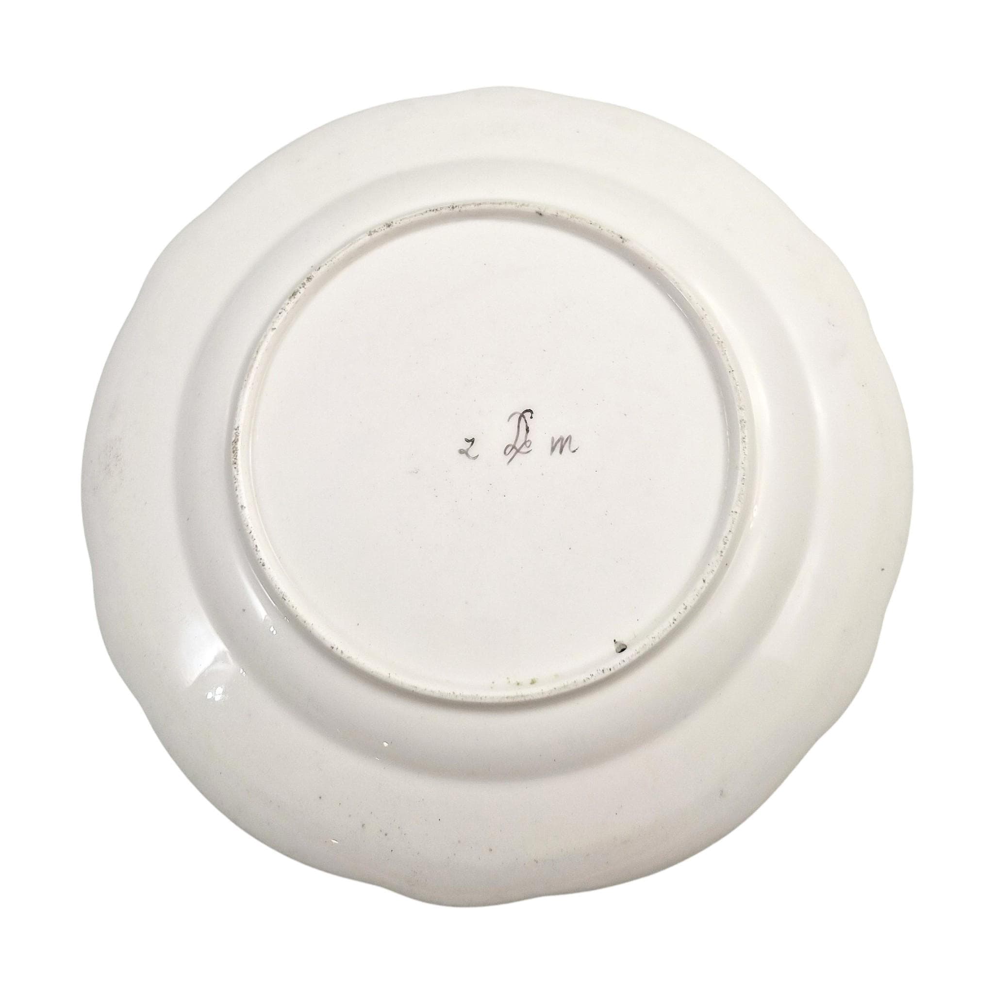 Sèvres Soft-Paste Porcelain Plate by Ambroise Michel, 1777
