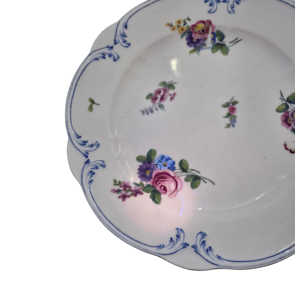 Sèvres Soft-Paste Porcelain Plate by Ambroise Michel, 1777