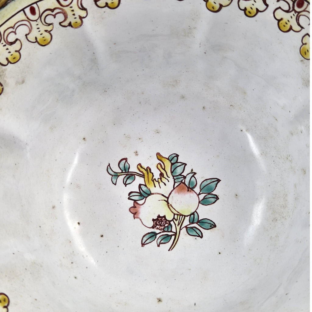 Chinese Canton Famille Noire Enamel-on-Copper Export Bowl, c. 1885-1905