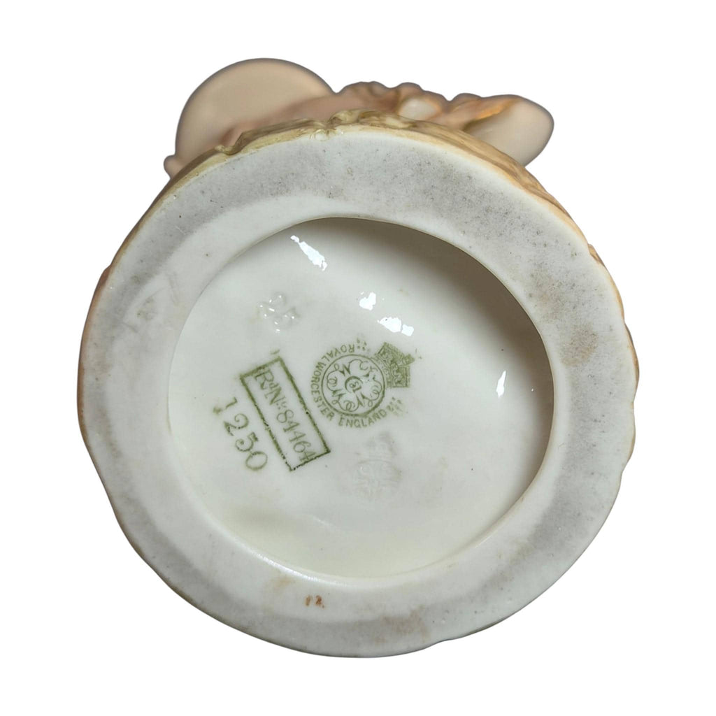 Royal Worcester Blush Ivory Cairo Water Carriers by James Hadley, Pair of Orientalist Porcelain Figures, 1901-1902