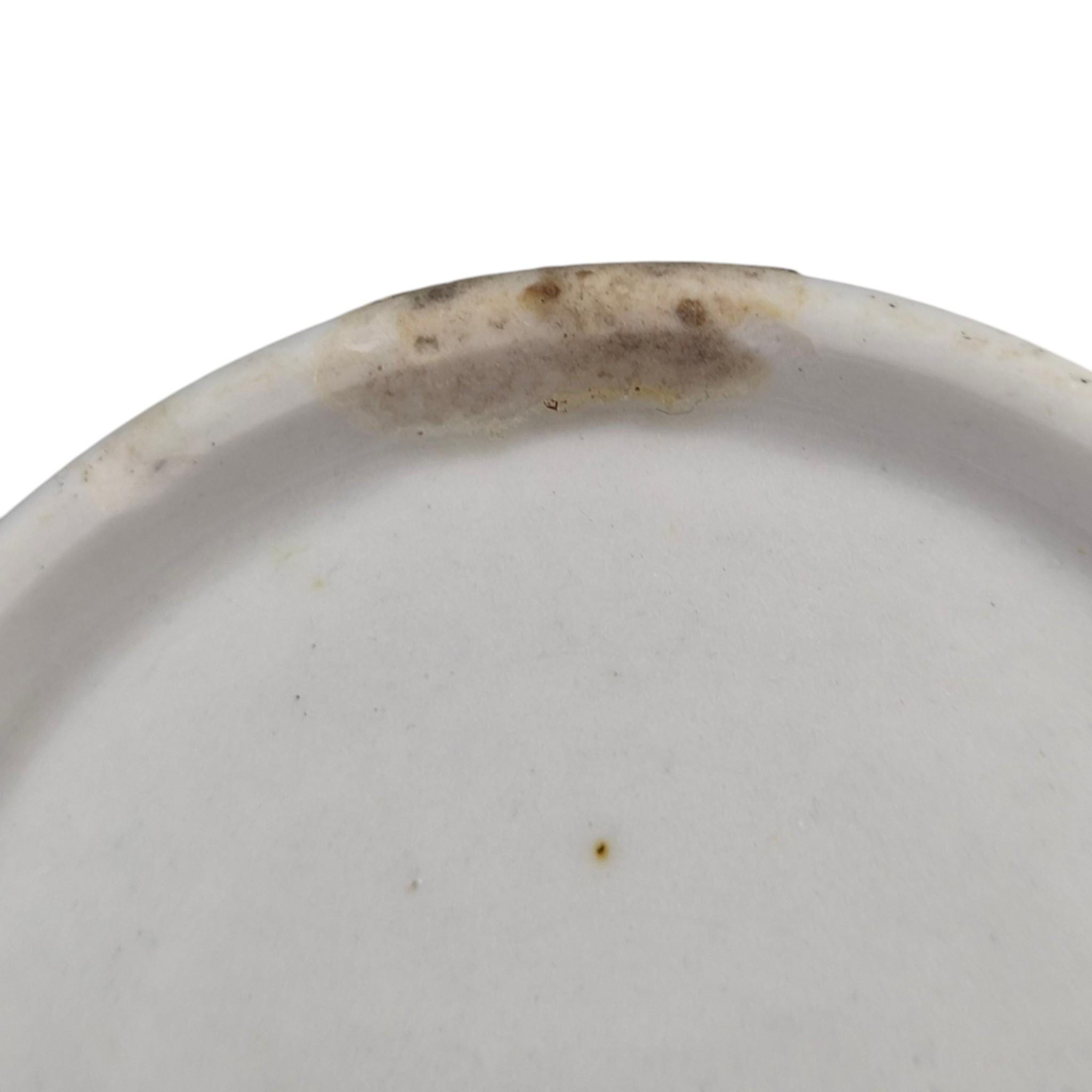Worcester Dragon in Compartments Coffee Cup and Saucer, c.1820