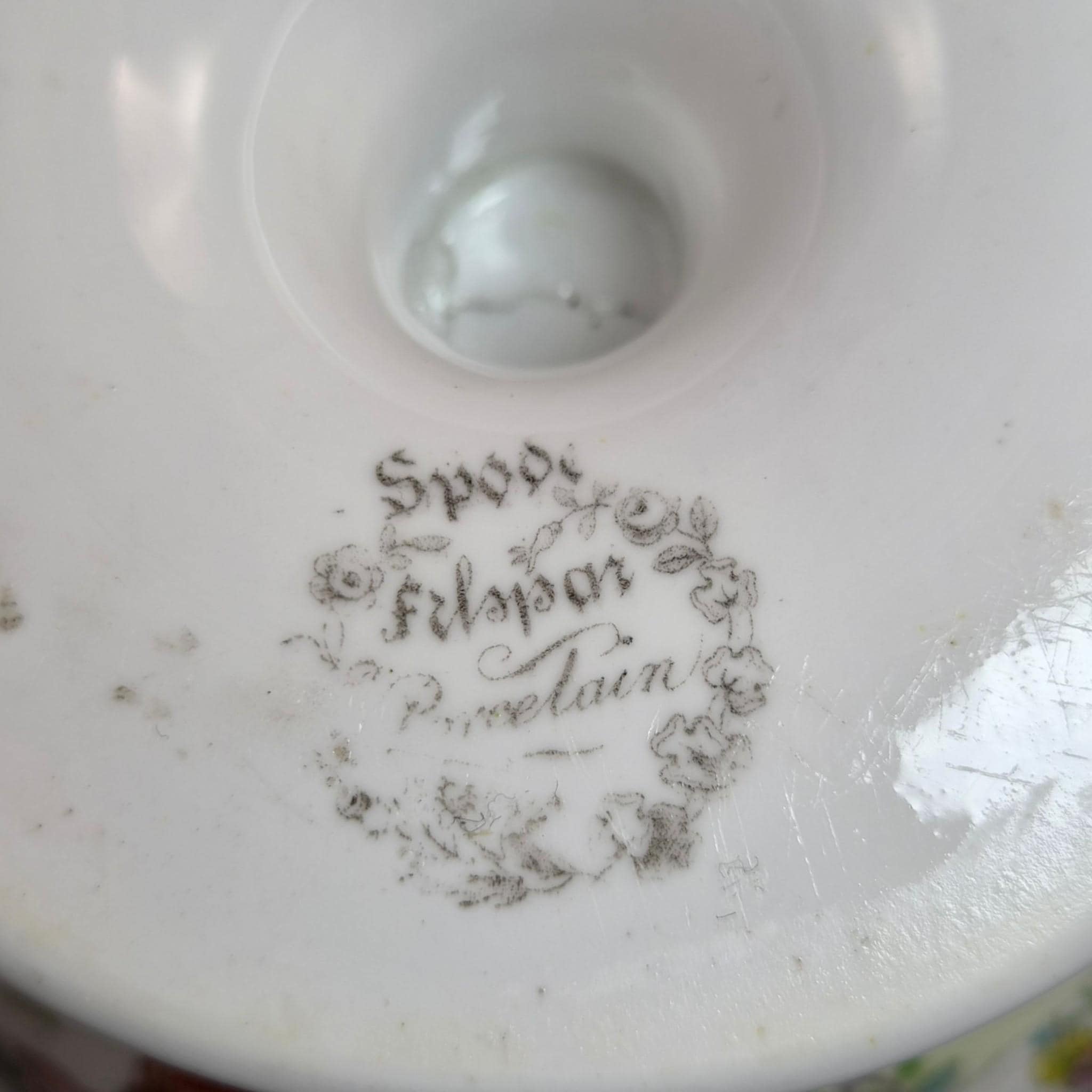 Rare Spode Felspar Porcelain Butterfly Handled Covered Pedestal Bowl c1821 Chinoiserie