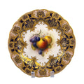 Royal Worcester Albert Shuck Signed Hand-Painted Fruit Cabinet Plate 1918