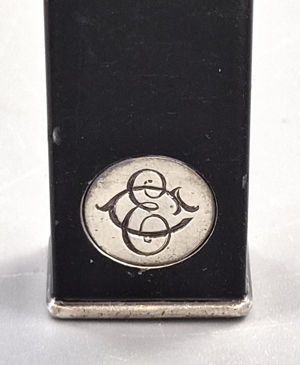 Rare Dunhill Tallboy Cartier Licence Black Lacquer Petrol Lighter c1933 Art Deco England