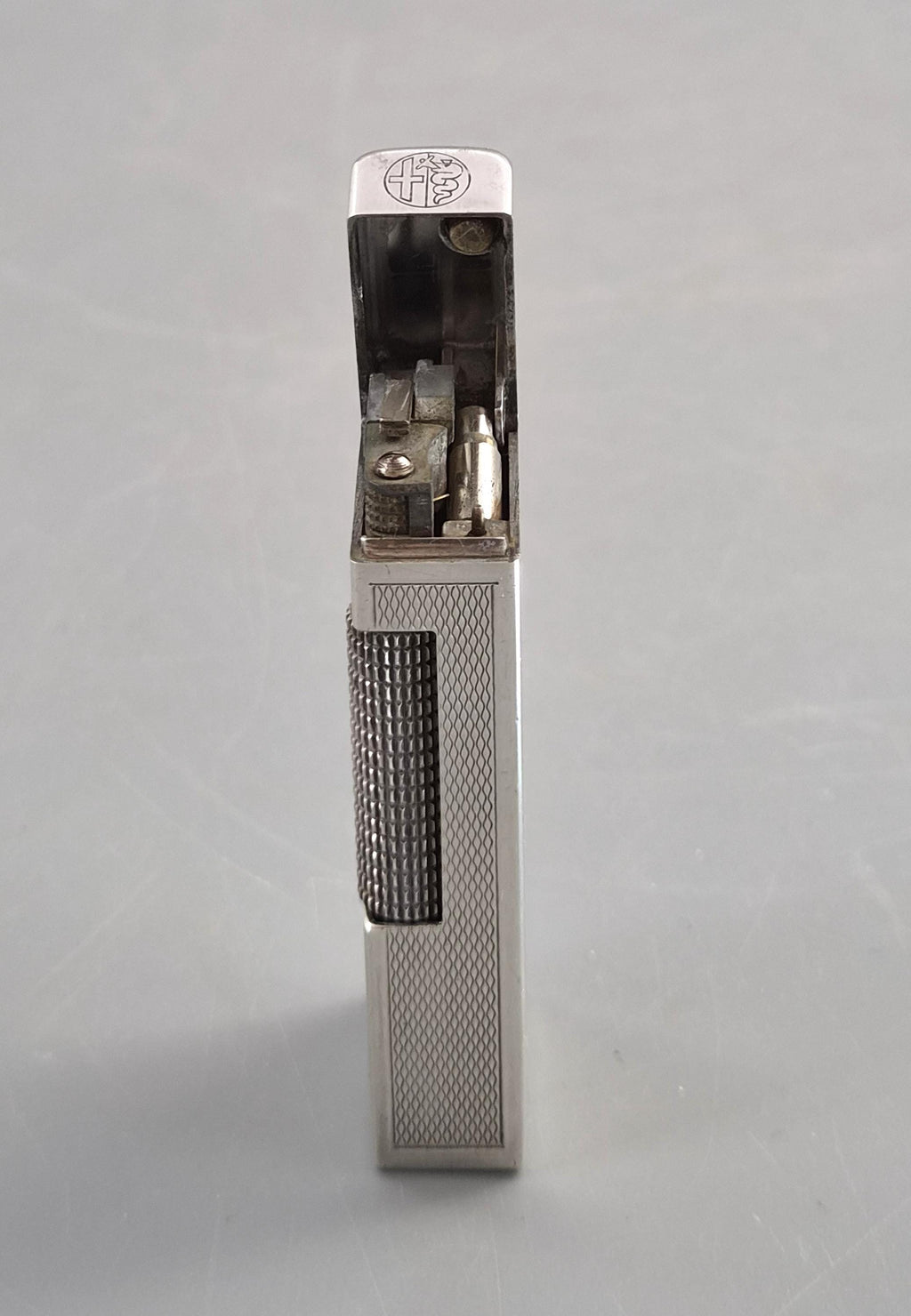 Rare Dunhill Rollagas Alfa Romeo Presentation Lighter Boxed Late 1950s Switzerland