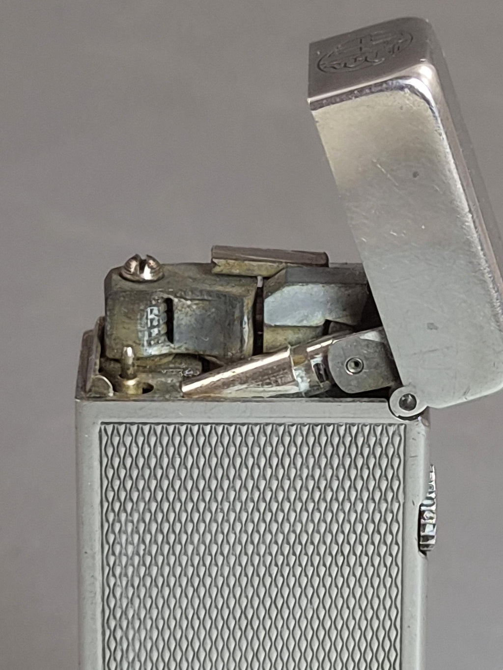 Rare Dunhill Rollagas Alfa Romeo Presentation Lighter Boxed Late 1950s Switzerland
