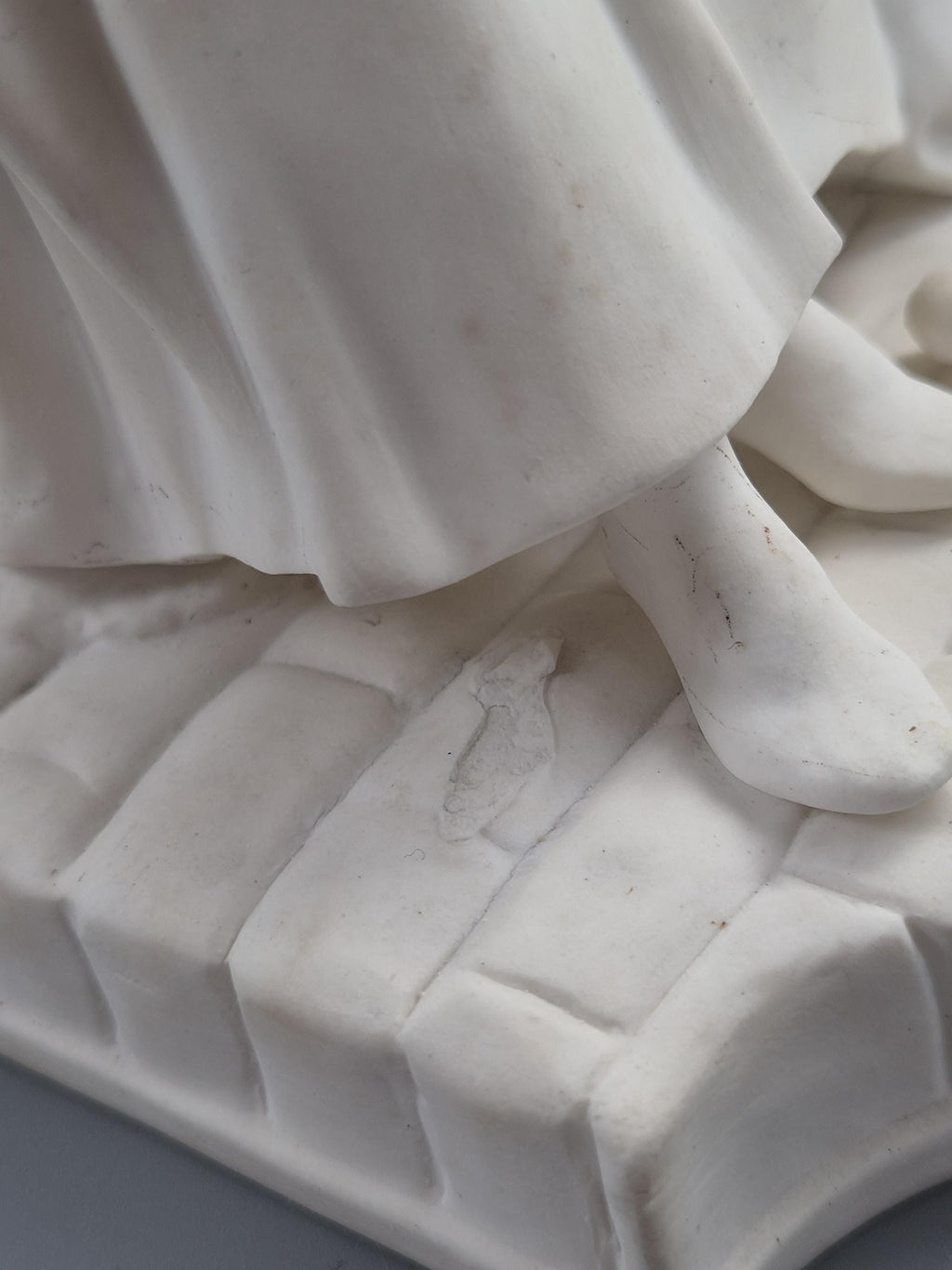Old Paris Parian Figure of La Dormeuse, after Michel Victor Acier, c.1850-1880
