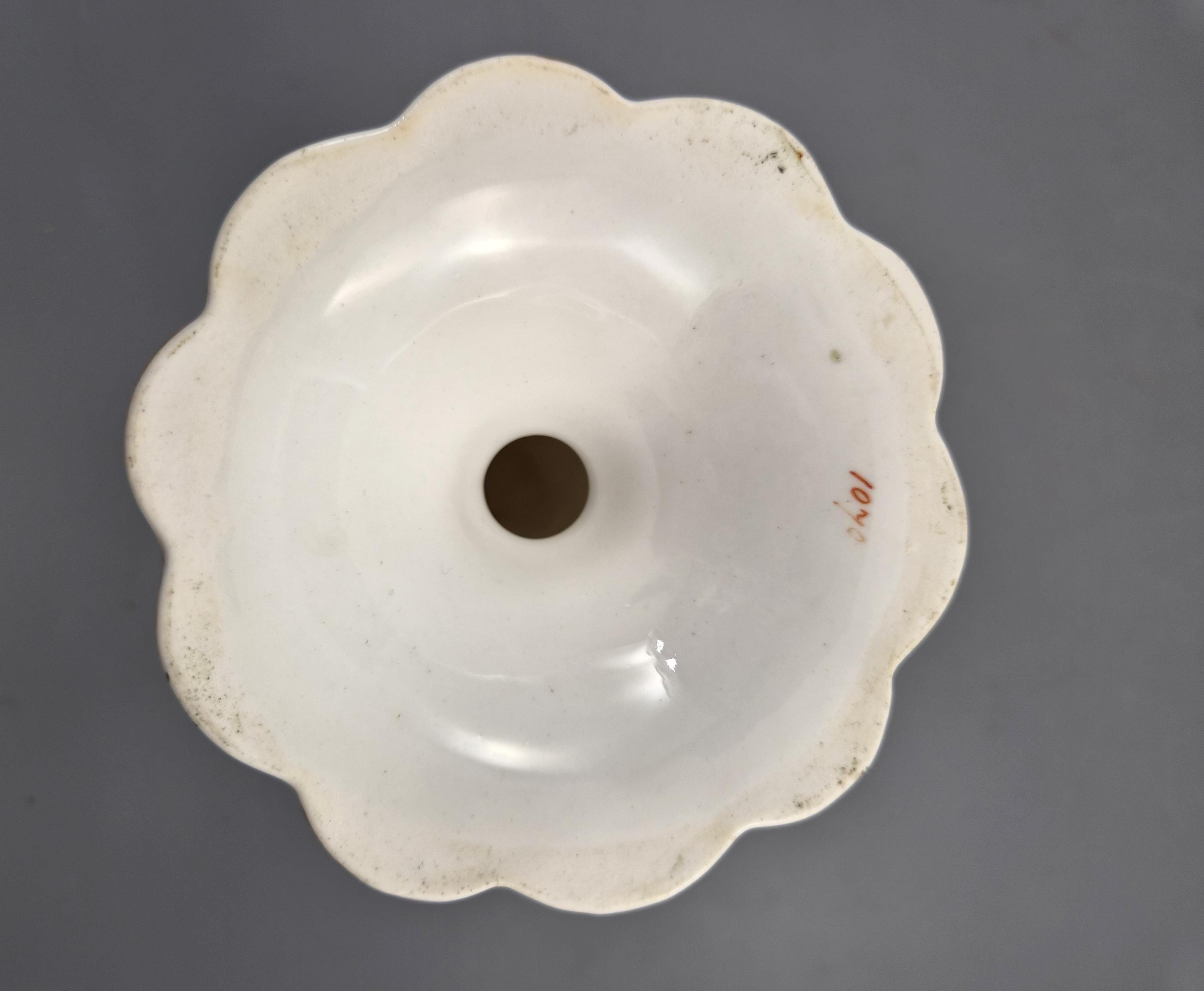 Ridgway, Pair of Porcelain Foliage Candlesticks, Pattern 1070, c.1825–1830